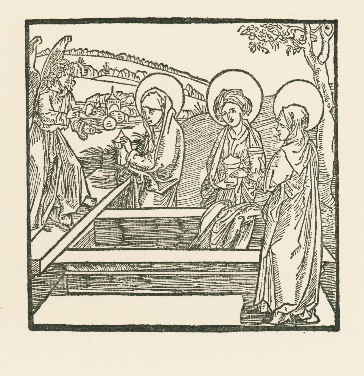 Tři Marie u Kristova hrobu od Albrecht Dürer or Duerer