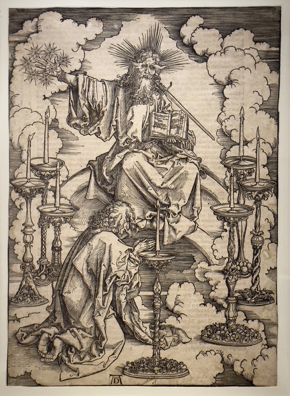 Visio 7 kynttilänjalassa od Albrecht Dürer or Duerer
