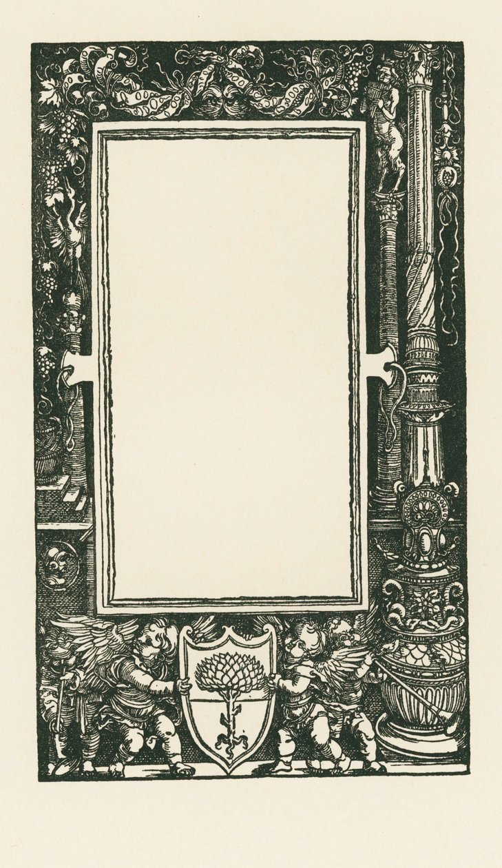 Titulní strana k Plútarchovi: De his qui tarde od Albrecht Dürer or Duerer