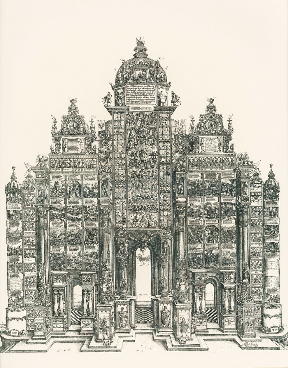 Vítězný oblouk císaře Maxmiliána I. od Albrecht Dürer or Duerer