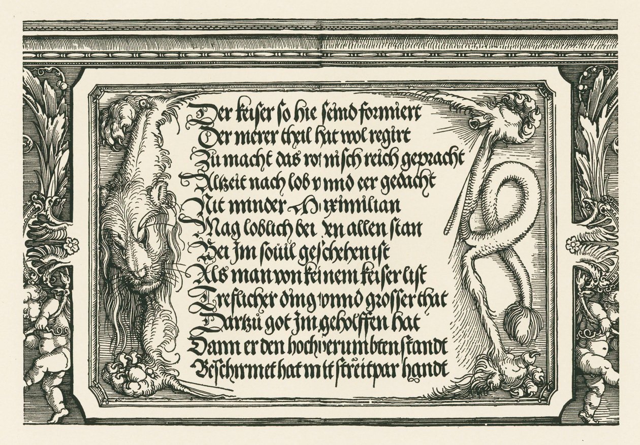 Vítězný oblouk císaře Maxmiliána I. od Albrecht Dürer or Duerer
