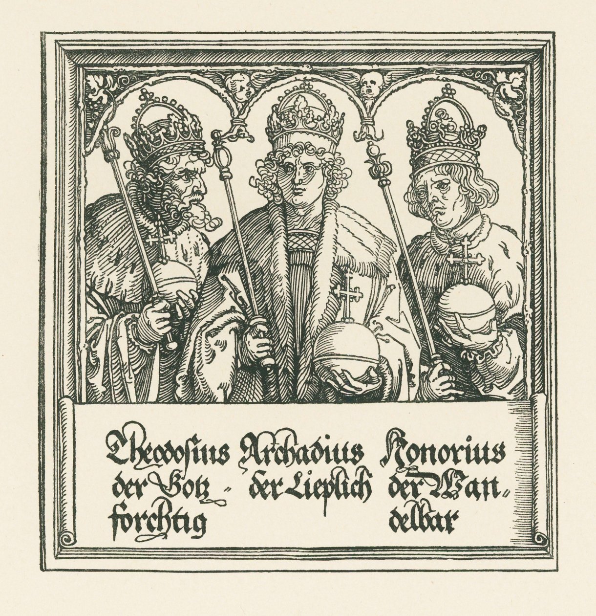 Vítězný oblouk císaře Maxmiliána I. od Albrecht Dürer or Duerer