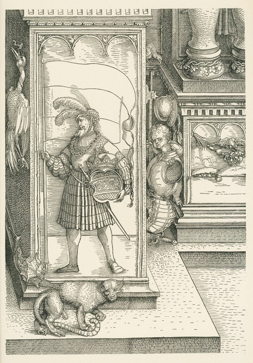 Vítězný oblouk císaře Maxmiliána I. od Albrecht Dürer or Duerer