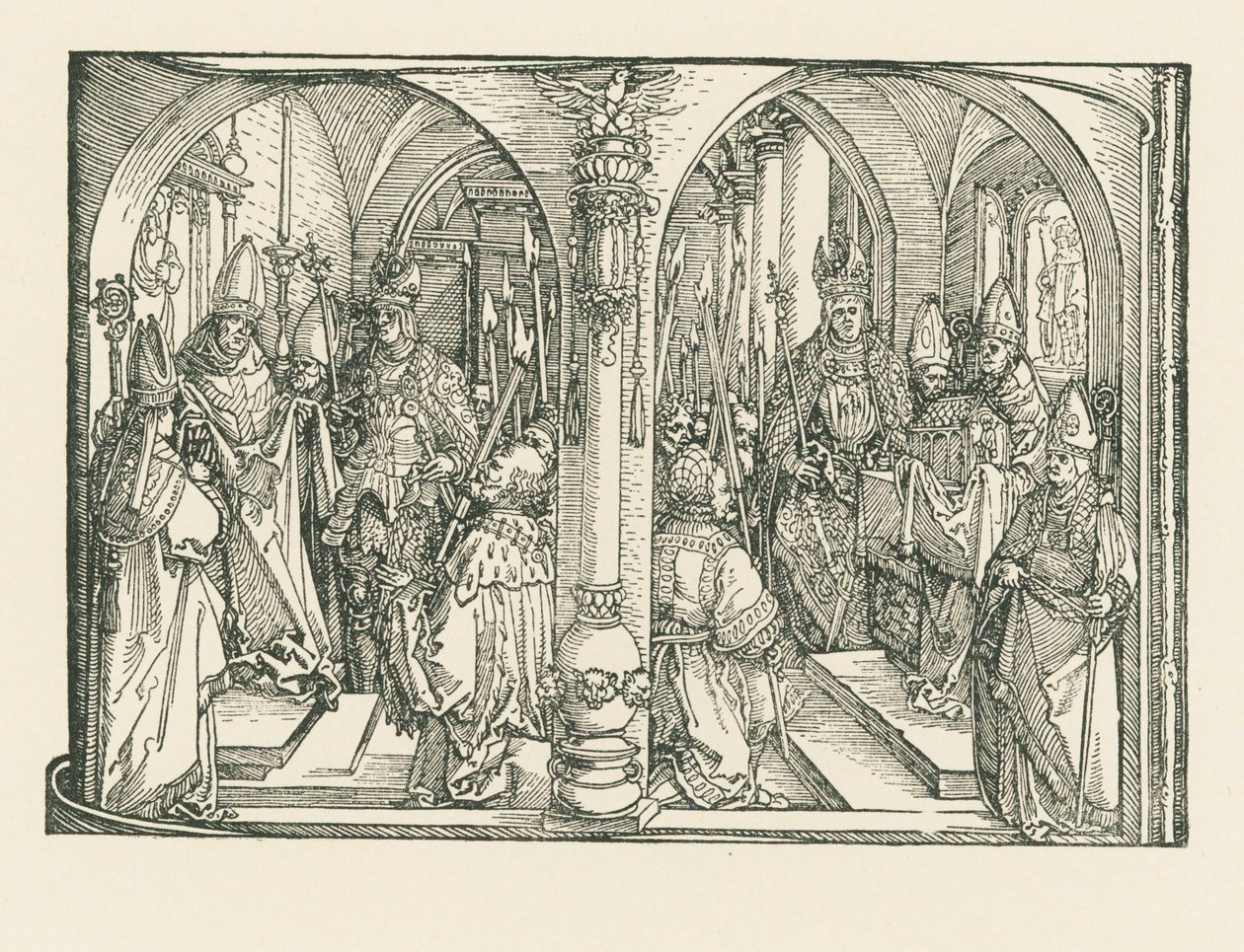 Vítězný oblouk císaře Maxmiliána I. od Albrecht Dürer or Duerer