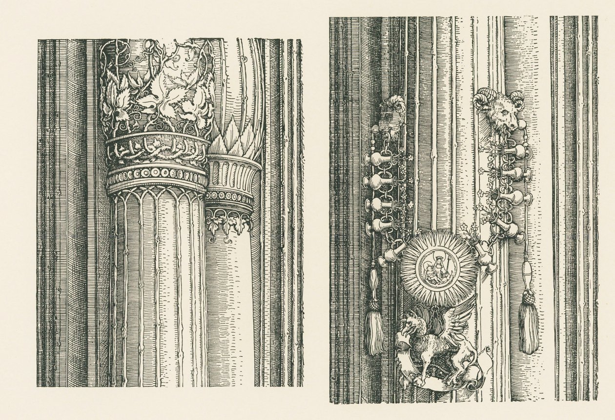 Vítězný oblouk císaře Maxmiliána I. od Albrecht Dürer or Duerer