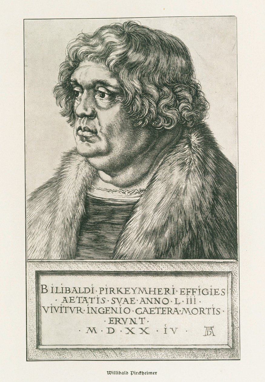 Willibald Pirckheimer od Albrecht Dürer or Duerer