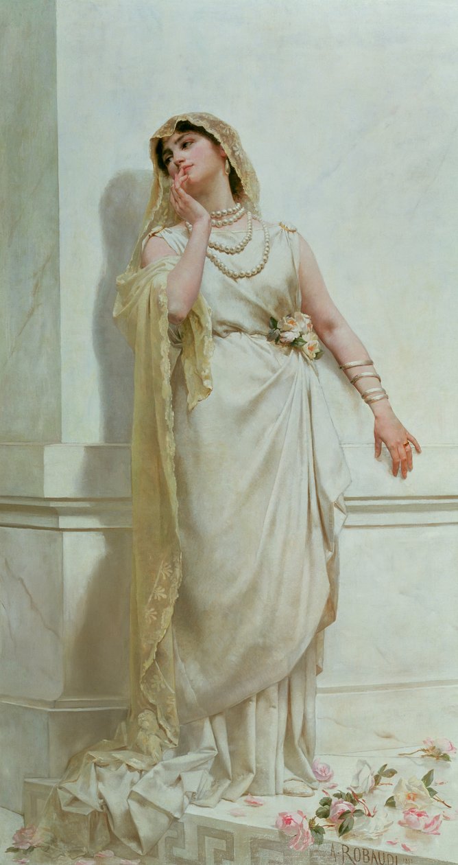 Mladá nevěsta, 1883 od Alcide Theophile Robaudi