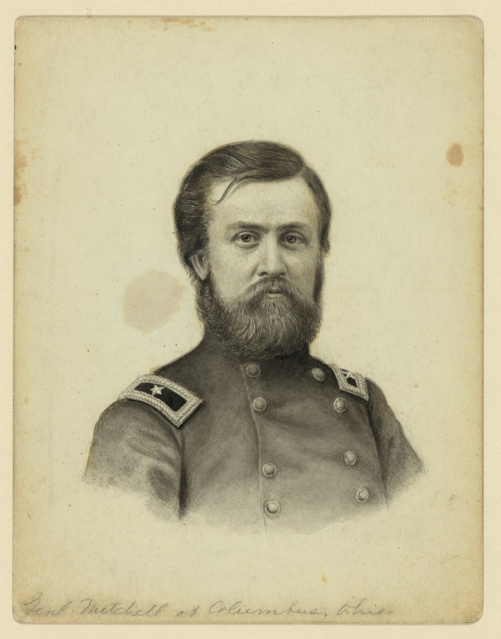 Generál Mitchell z Columbusu, Ohio LCCN2004661279 od Alden Finney Brooks