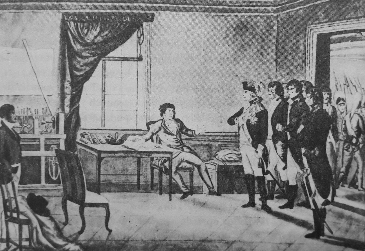 Car Paul I navštěvující Tadeusze Kościuszka ve vězení od Aleksander Orłowski