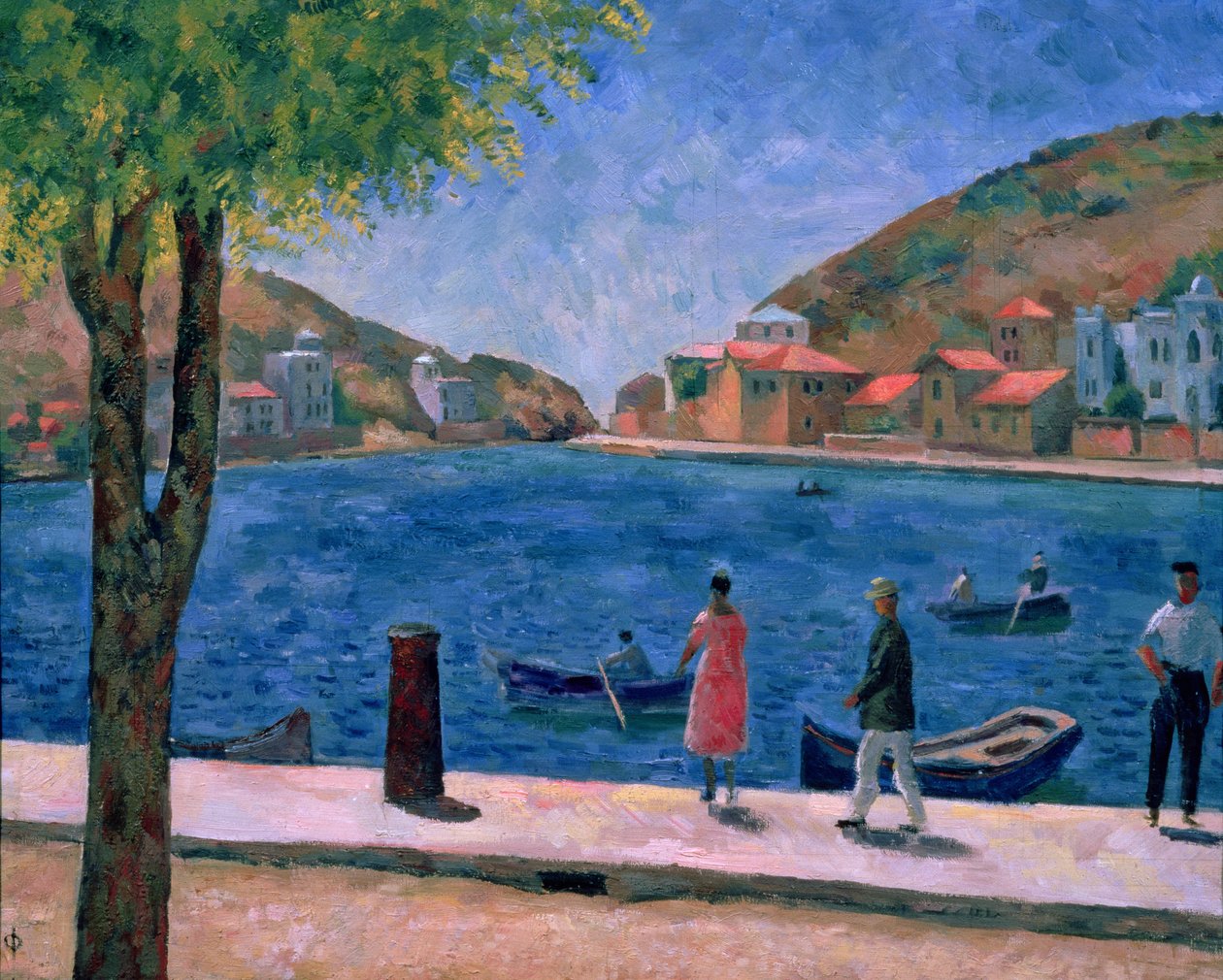 Balaklavský záliv, 1927 od Aleksandr Davidovic Drevin