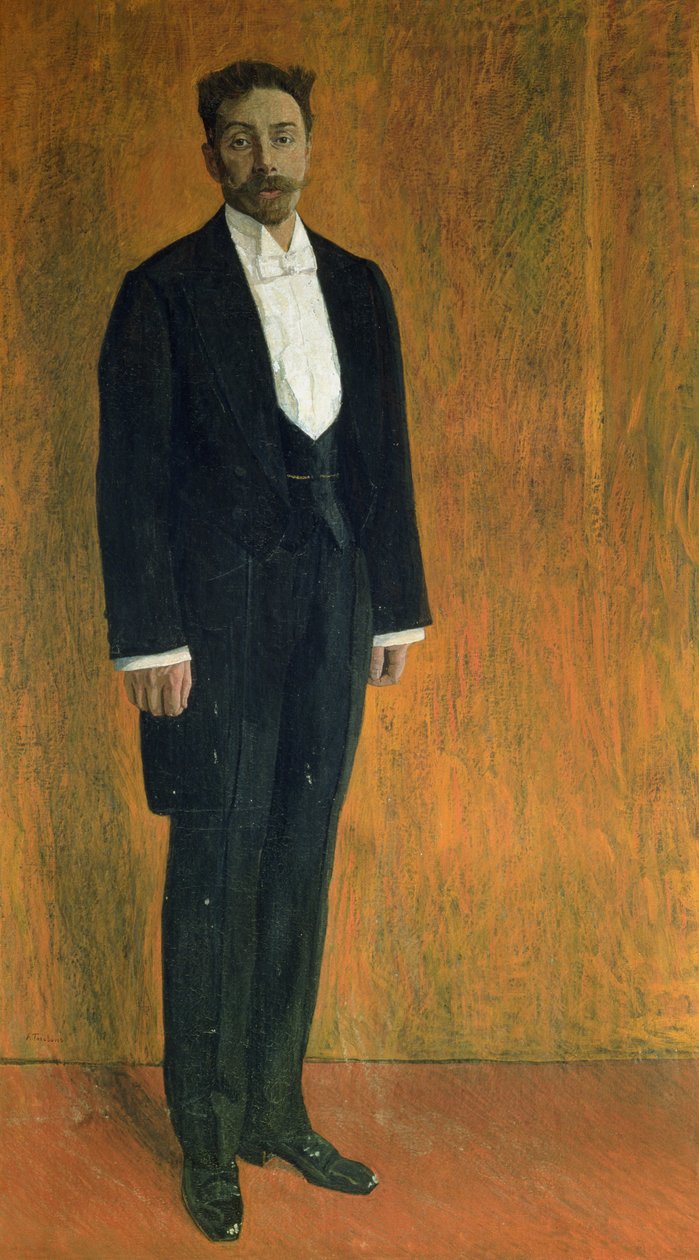 Portrét Alexandra Skrjabina (1872-1915) (kvaš a pastel na kartonu) od Aleksandr Jakovlevic Golovin
