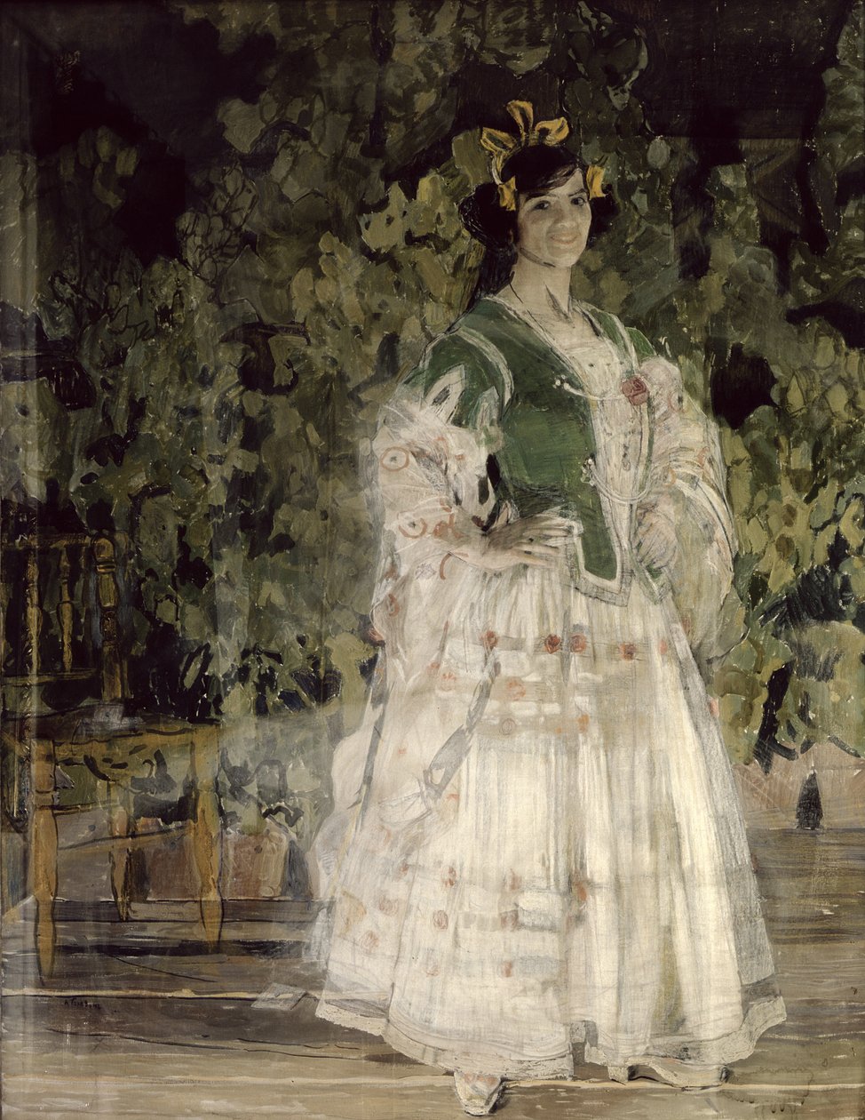 Portrét Marie Kusněcovové-Benoisové jako Carmen, 1908 (tempera a pastel na plátně) od Aleksandr Jakovlevic Golovin