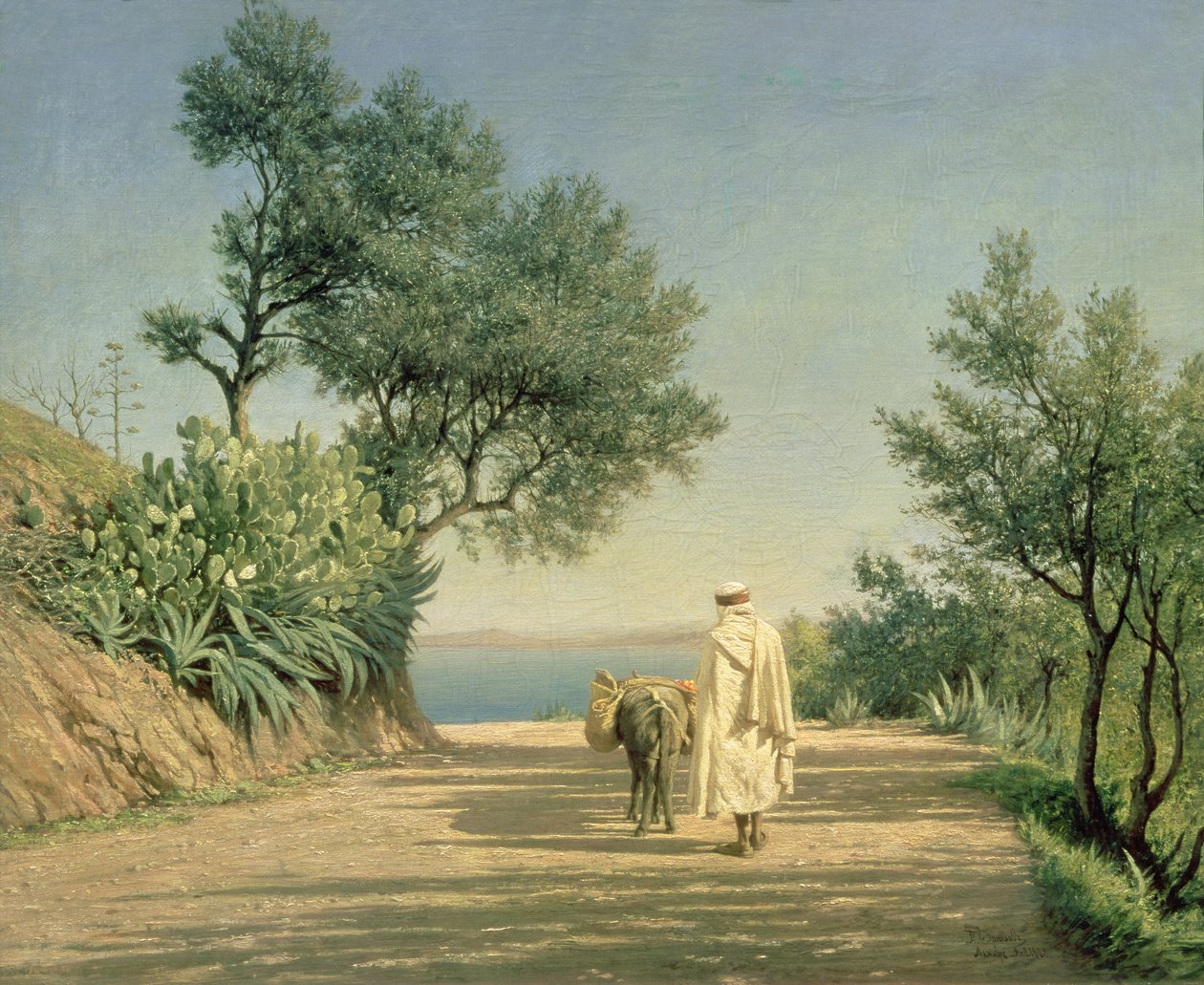 Cesta k moři, Alžírsko, 1883 od Aleksandr Pavlovich Bryullov