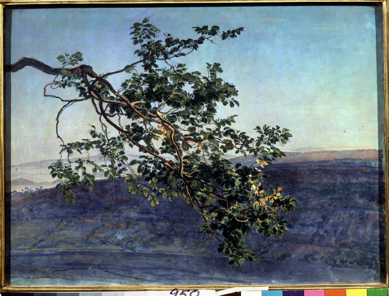 ""La branche"" Peinture de Alexander Ivanov (1806-1858) 1840-1850 Státní Treťjakovská galerie, Moskva od Aleksandr Andreevich Ivanov