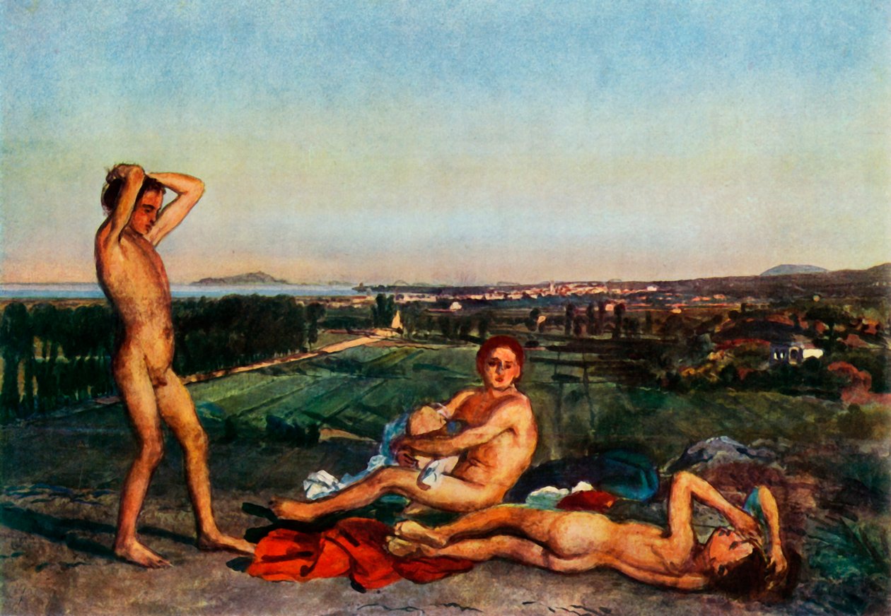 Na pláži v Neapolském zálivu, 30. léta 19. století, 1965. od Aleksandr Ivanov