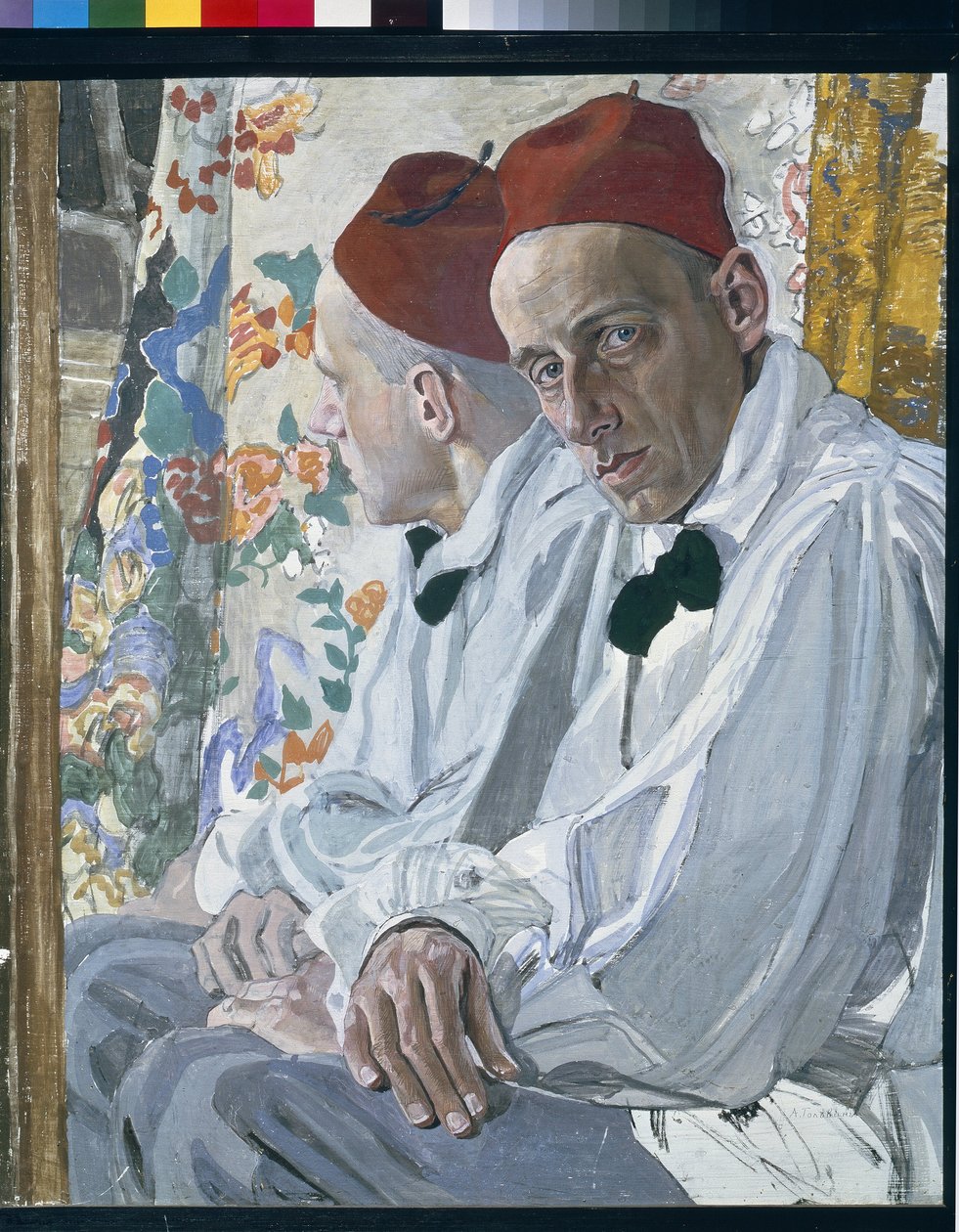 Portrét producenta show Vsevoloda Meyerholda (1874-1940). Dílo Alexandra Golovina (Alexander Golovin) (1863-1930), tempera na panelu od Aleksandr Jakovlevic Golovin
