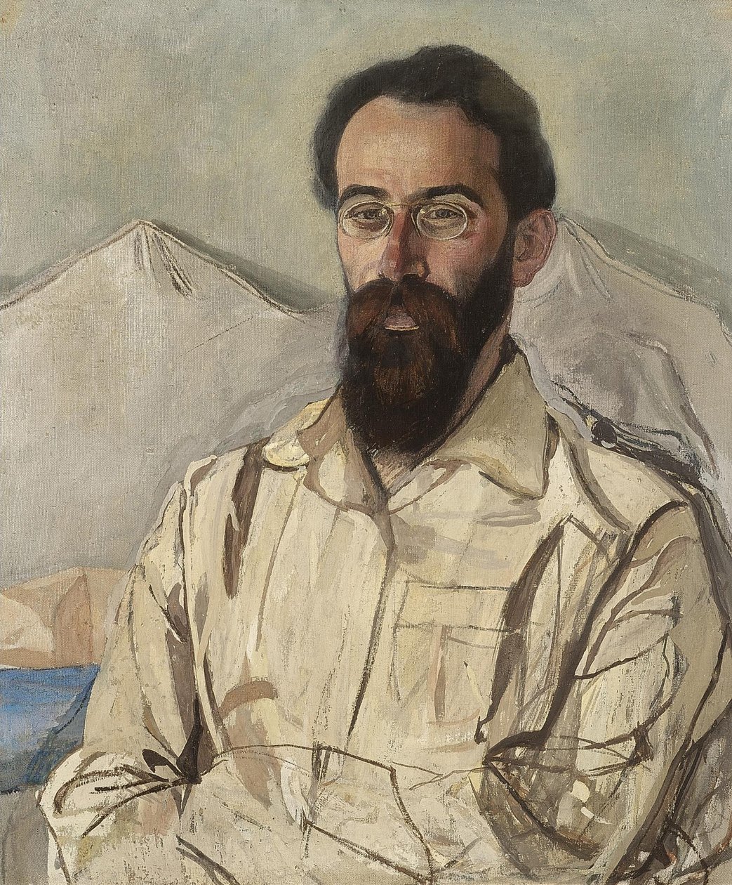 Portrét Friedricha Eduardoviče Krimmera 1888-1963, 1919 od Aleksandr Jakovlevic Golovin