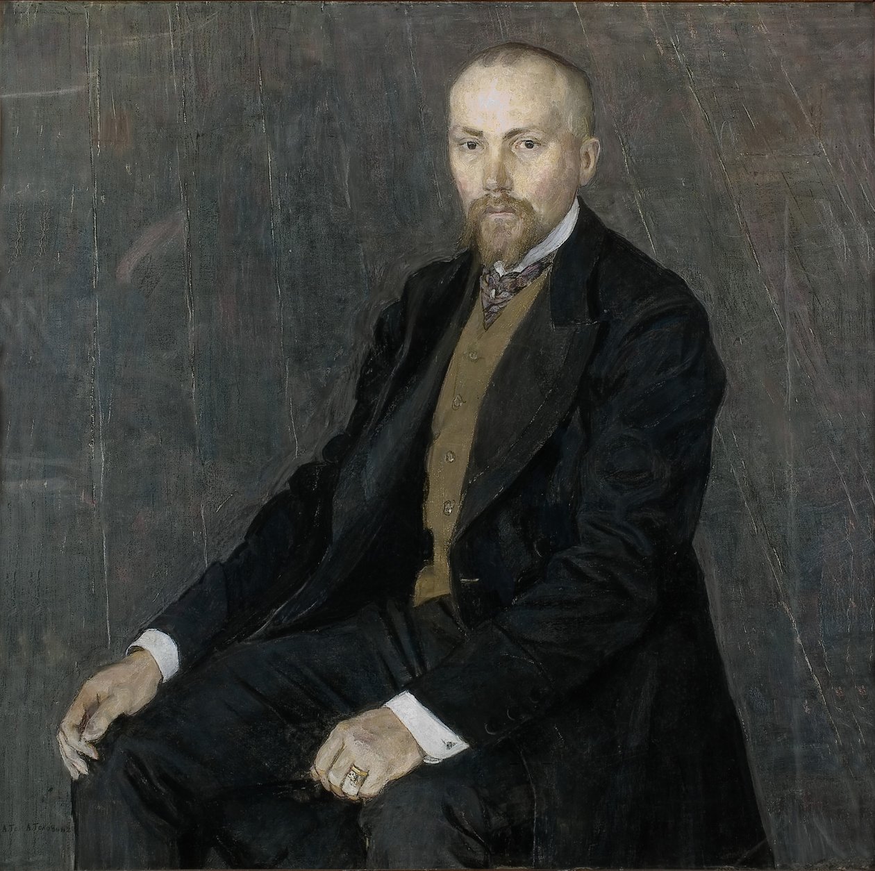 Portrét umělce Nicholase Roericha 1874-1947, 1907 od Aleksandr Jakovlevic Golovin