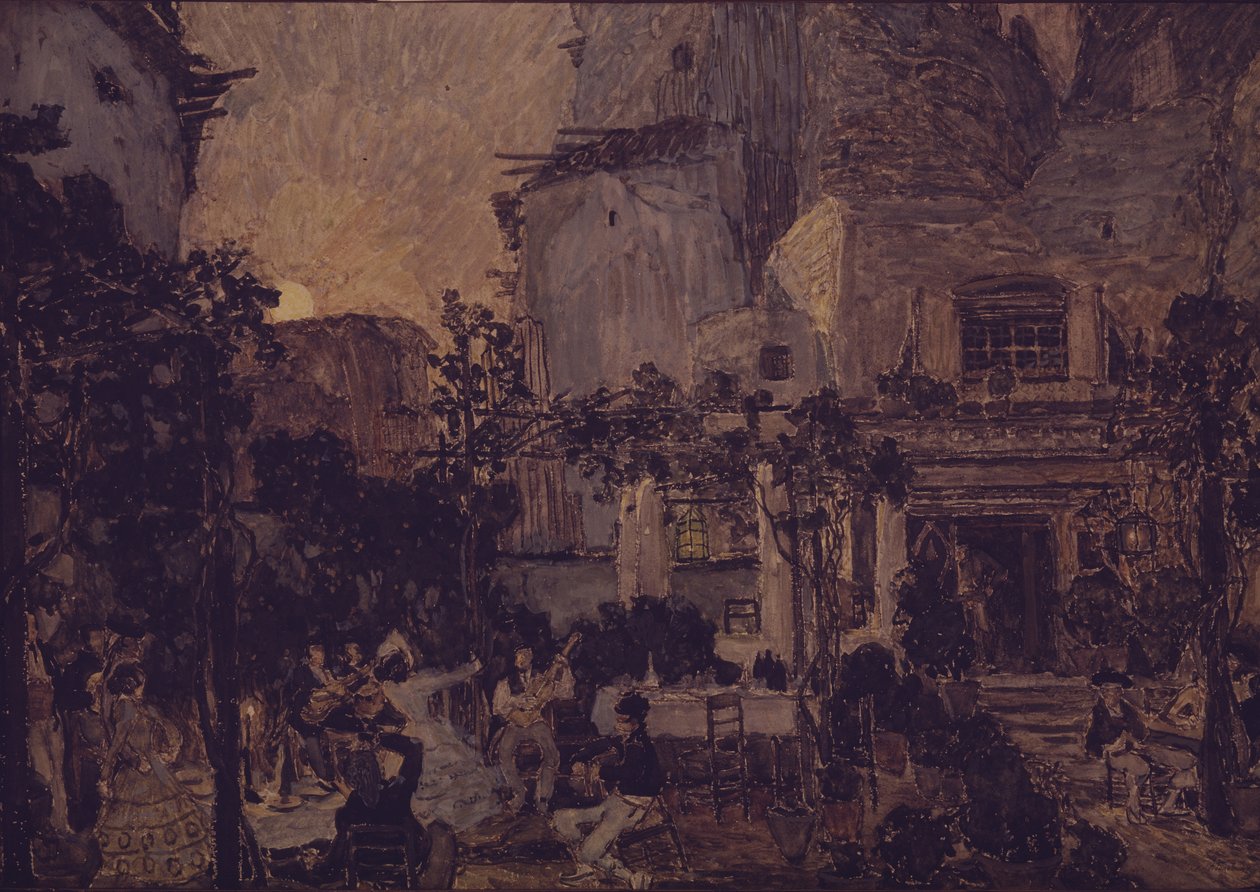 Scénický návrh k opeře Carmen G. Bizeta, 1908 od Aleksandr Jakovlevic Golovin