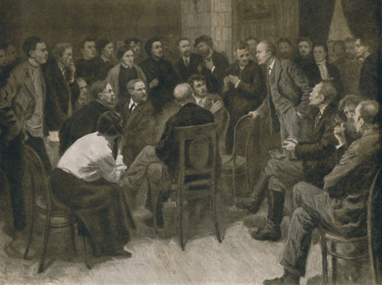 „Lenin Debata s Narodnikem Voroncovem 1894“, 1939. od Aleksandr Viktorovic Moravov
