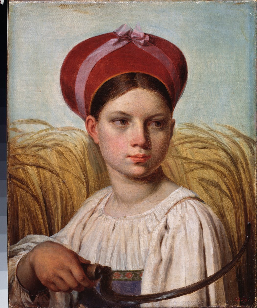 Reaper - Obraz Alexeje Gavriloviče Venetsianova (1780-1847), olej na plátně, ruské umění 19. století, romantismus - Státní ruské muzeum, Petrohrad od Aleksei Gavrilovich Venetsianov