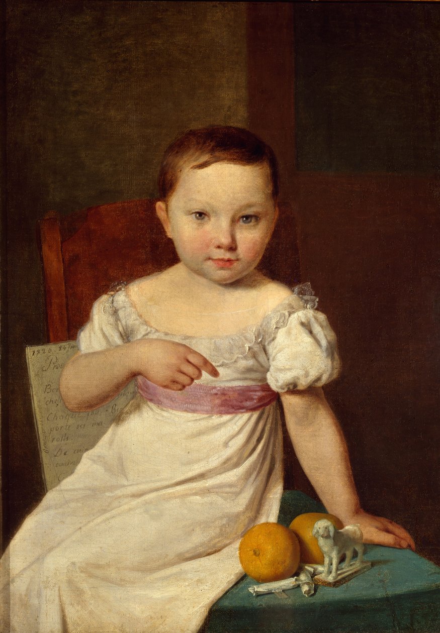 Portrét Nastenky Khavské, 1826 od Aleksei Gavrilovich Venetsianov