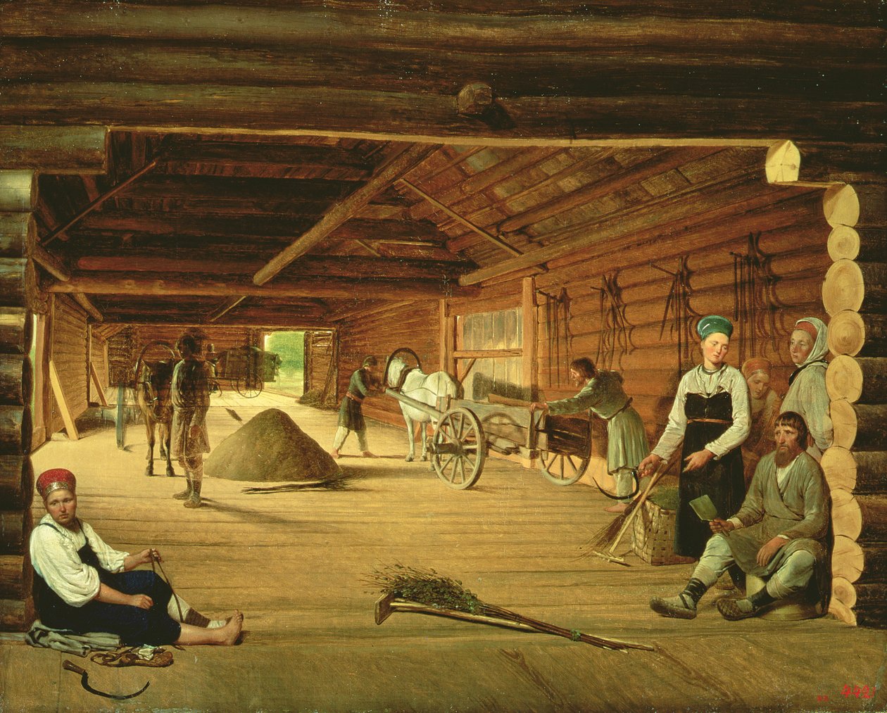 Mláto, 1821 od Aleksei Gavrilovich Venetsianov