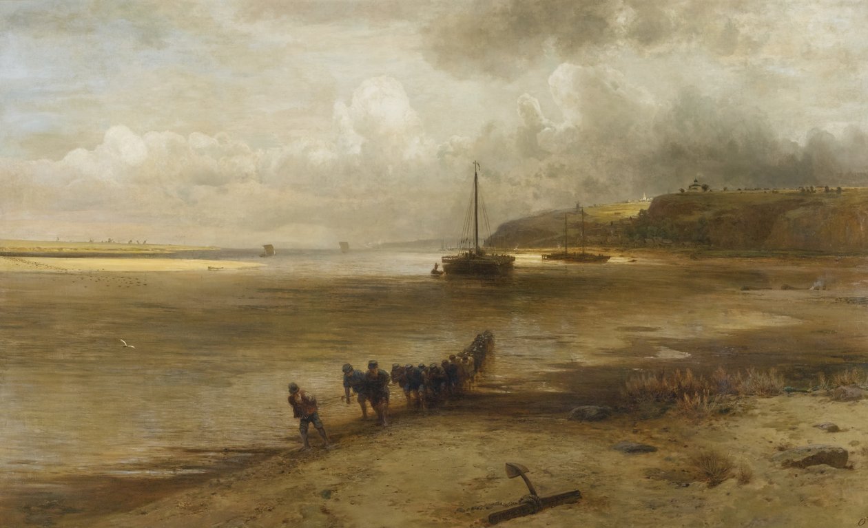 Volha u Jurijevce, 1870 od Alexei Kondratjewitsch Sawrassow