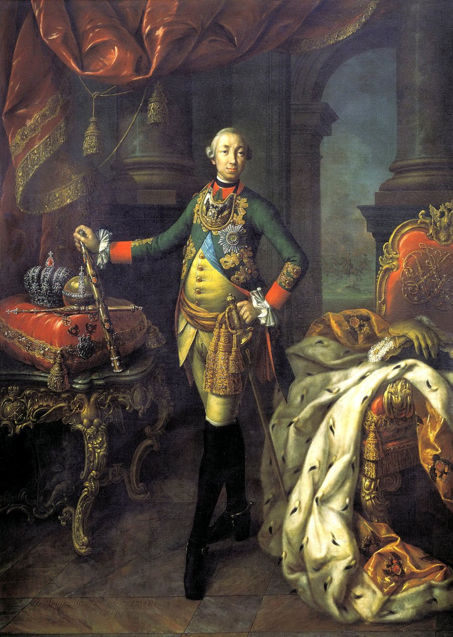 „Portrét cara Petra III.“, 1762. od Aleksei Petrovich Antropov