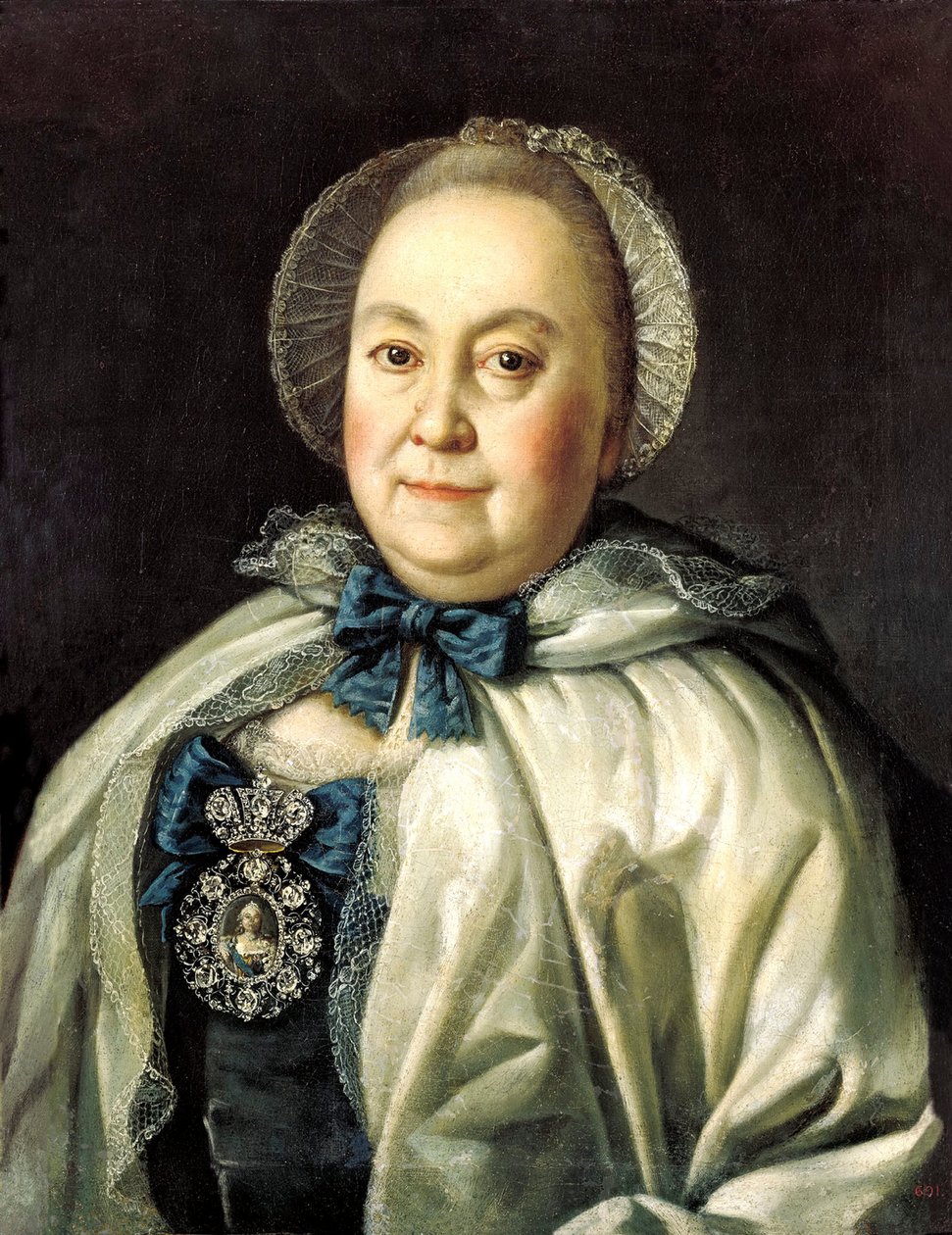 „Portrét nastávající hraběnky Marie A. Rumjancevové“, 1698-1788, 1764. od Aleksei Petrovich Antropov