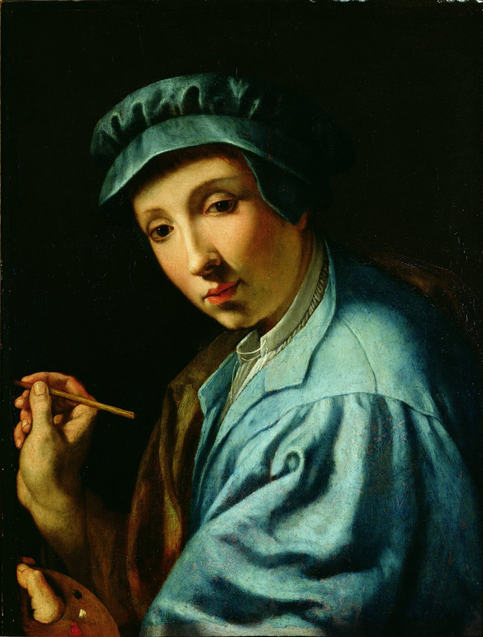 Autoportrét, kolem roku 1555 od Alessandro Allori