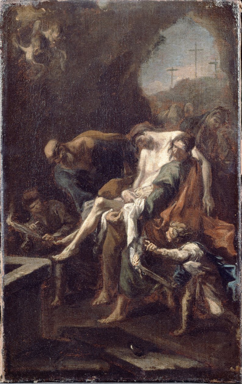 Pohřeb Krista od Alessandro Magnasco