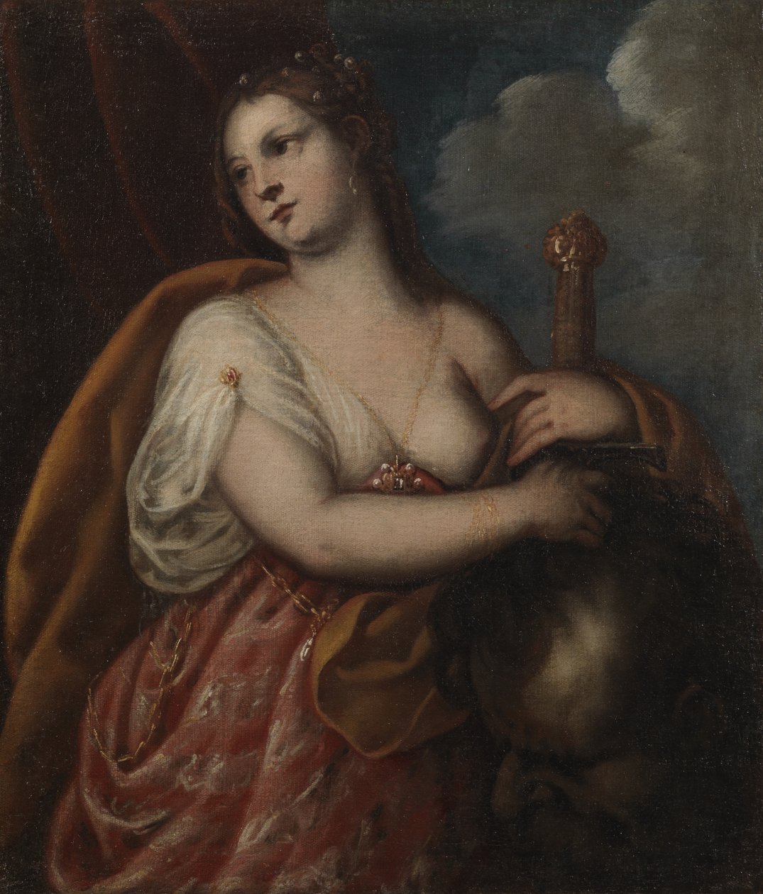 Judita s hlavou Holoferna, kolem 1635 (olej na plátně) od Alessandro  Varotari