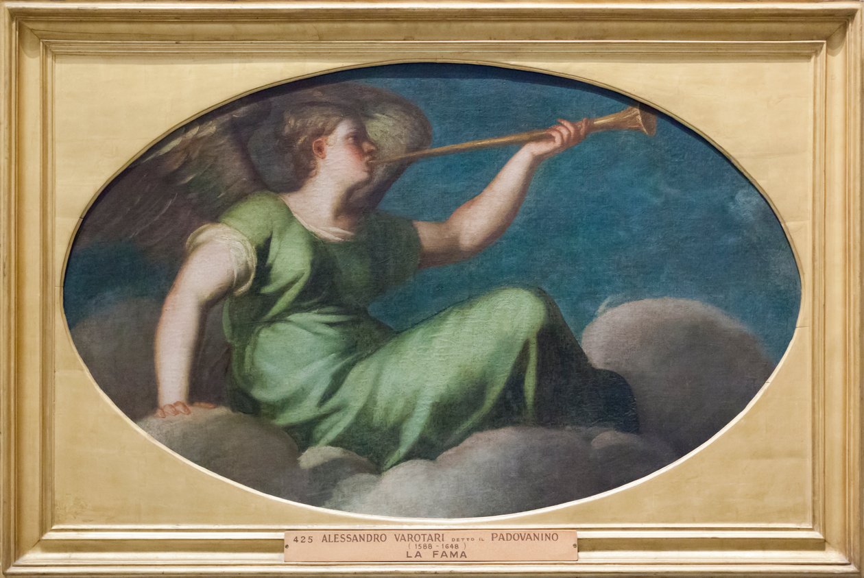 Sláva (olej na plátně) od Alessandro (1588 1648) Varotari