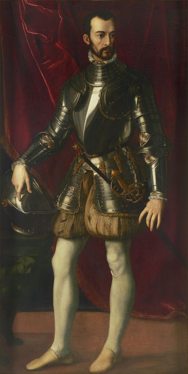 Portrét Francesca I. de Medici 1541-1587, velkovévoda z Toskánska, 1570-1575. od Alessandro Allori