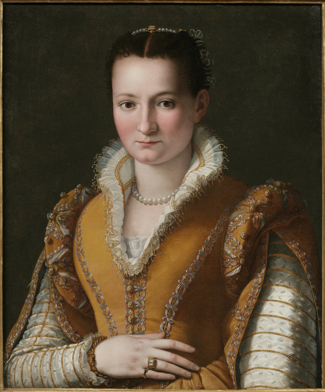 Portrét mladé ženy od Alessandro Allori