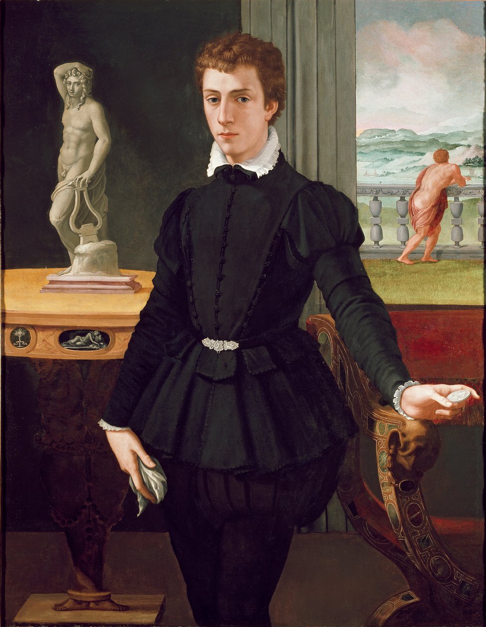 Portrét mladého muže, po roce 1560 od Alessandro Allori