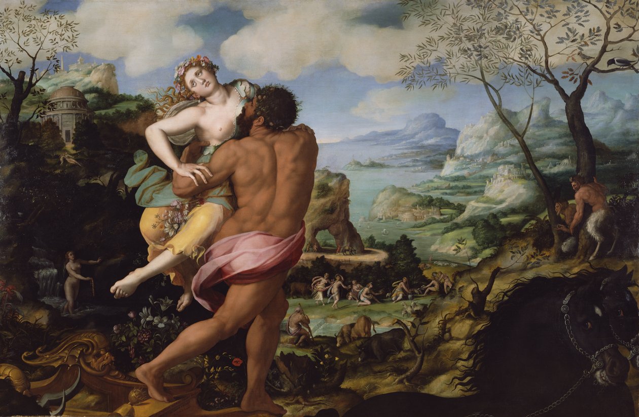 Únos Proserpiny od Alessandro Allori