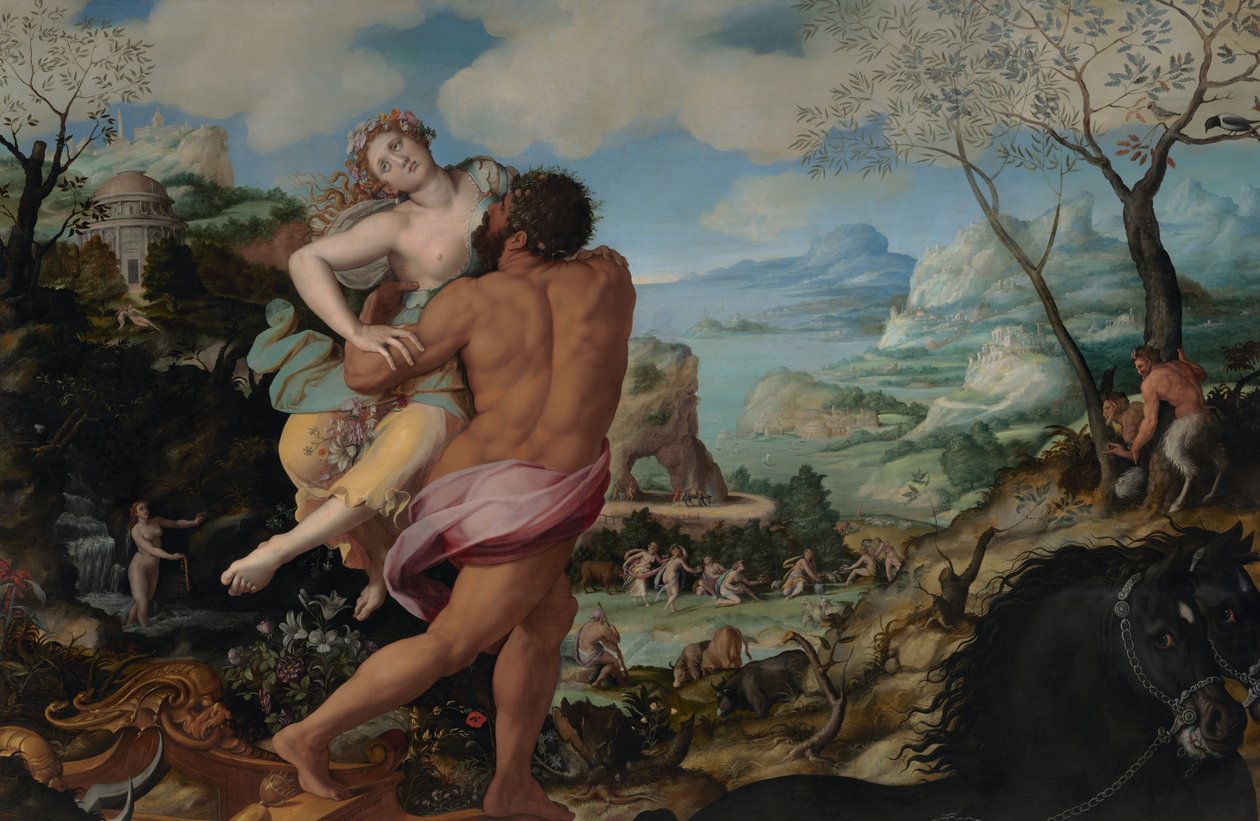 Únos Proserpiny od Alessandro Allori