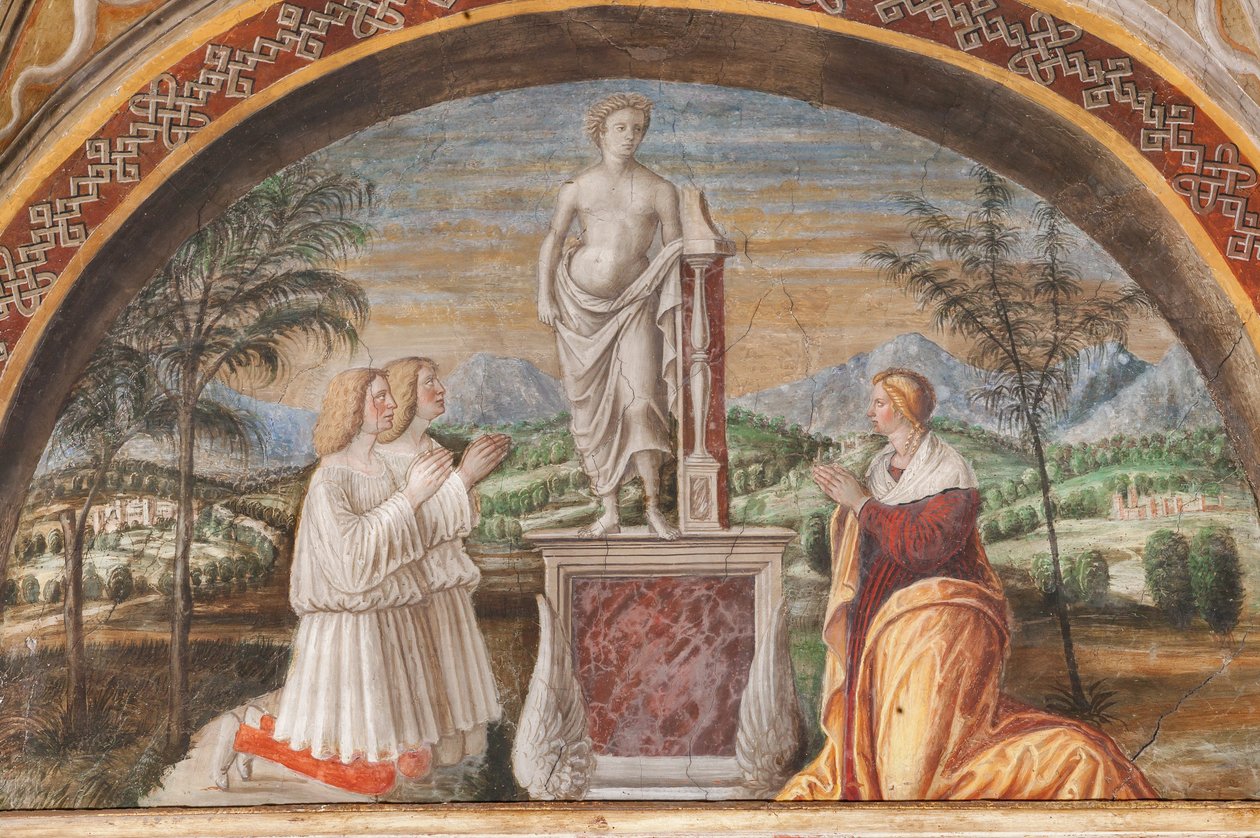 Scény Starého a Nového zákona, detail od Alessandro Araldi