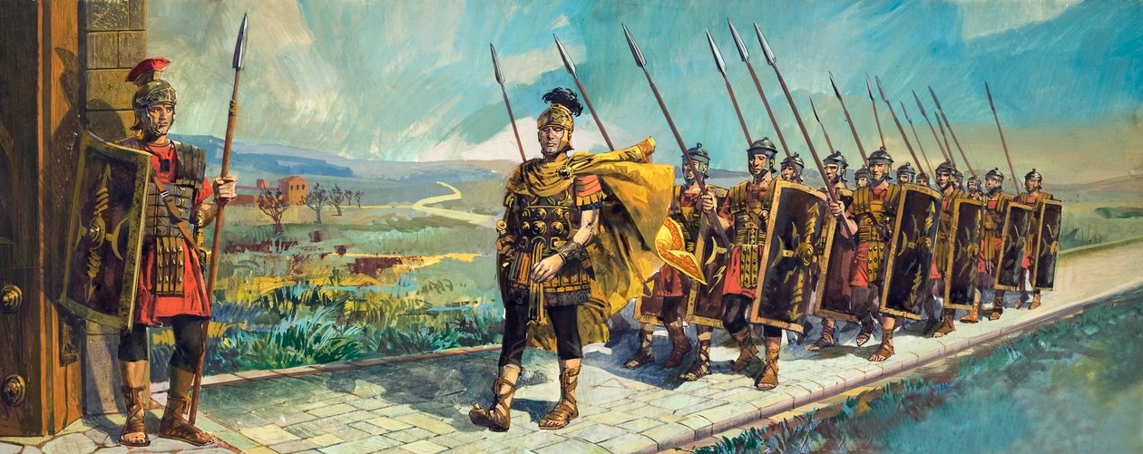 Římské cesty od Alessandro Biffignandi