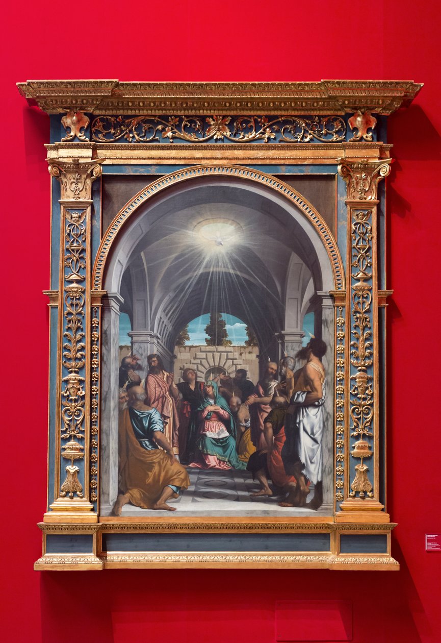 Pentecoste od Alessandro Bonvicino Moretto