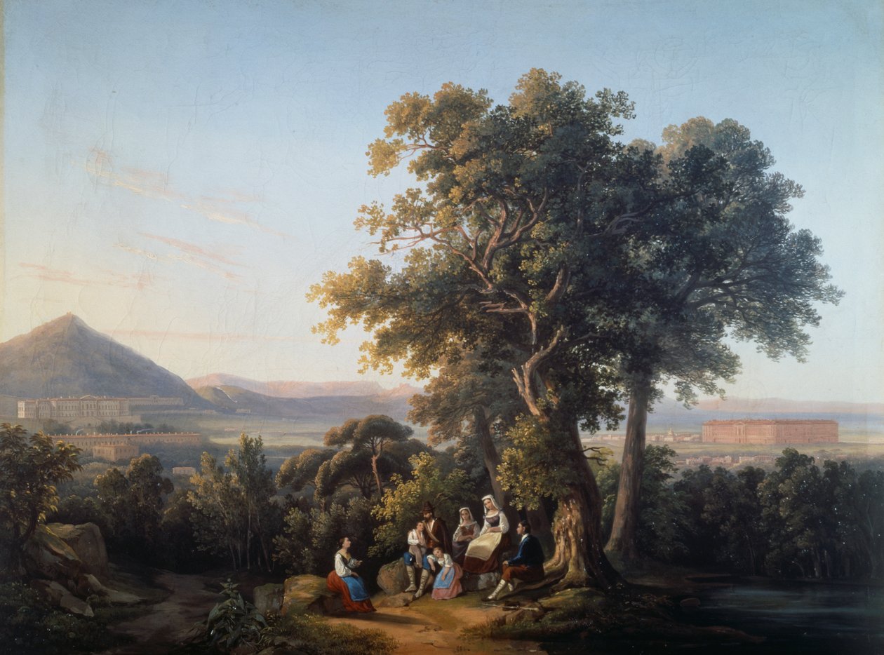 Planina Caserta od Alessandro Fergola
