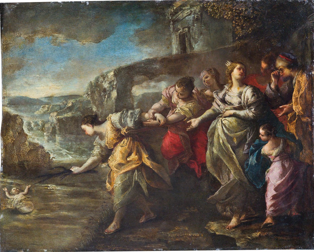 Nalezení Mojžíše. od Alessandro Gherardini