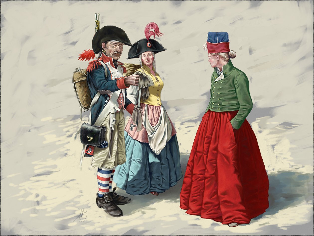 Fantassine a vivandieres de revolutionnaires, 2024 od Alessandro Lonati