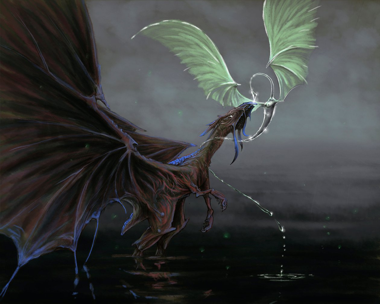 Fantastické stvoření - Draci. od Alessandro Lonati