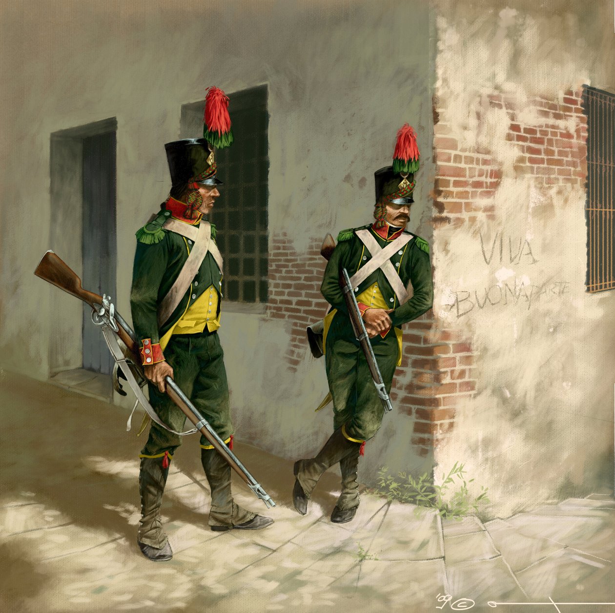 Ensimmäinen imperiumi: Kevyt jalkaväen metsästäjät, Italian Armee od Alessandro Lonati