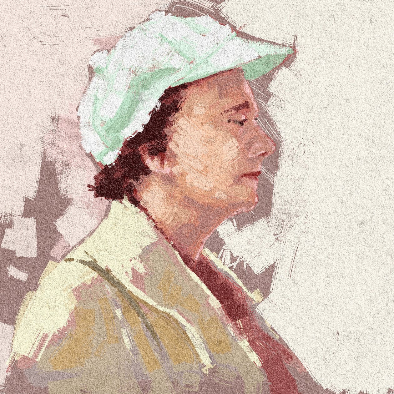 Portrét vědkyně Rachel Carsonové, 2023 (ilustrace) od Alessandro Lonati