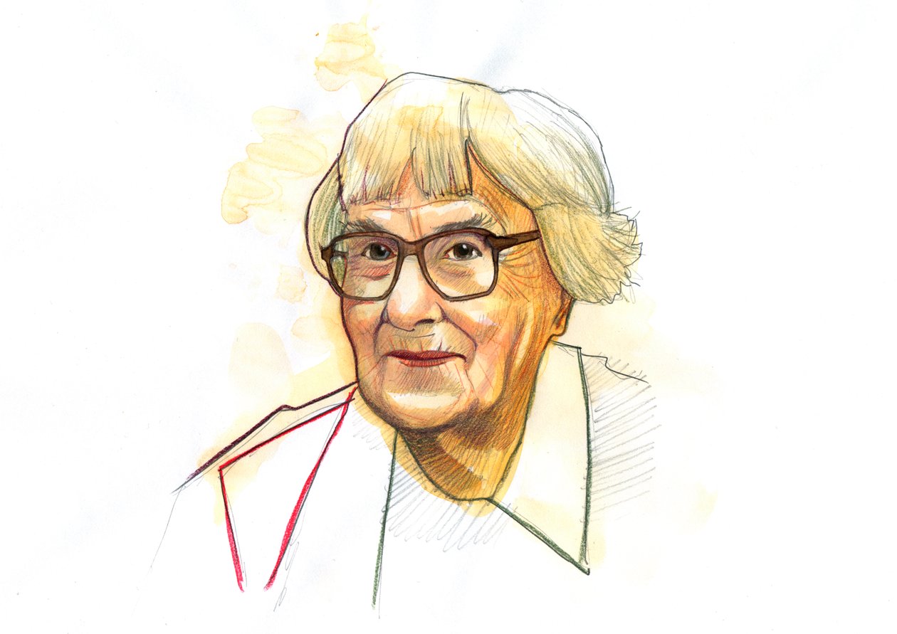 Portrét amerického spisovatele Harper Lee (1926-2016) (Portrét amerického romanopisce Harper Lee) od Alessandro Lonati