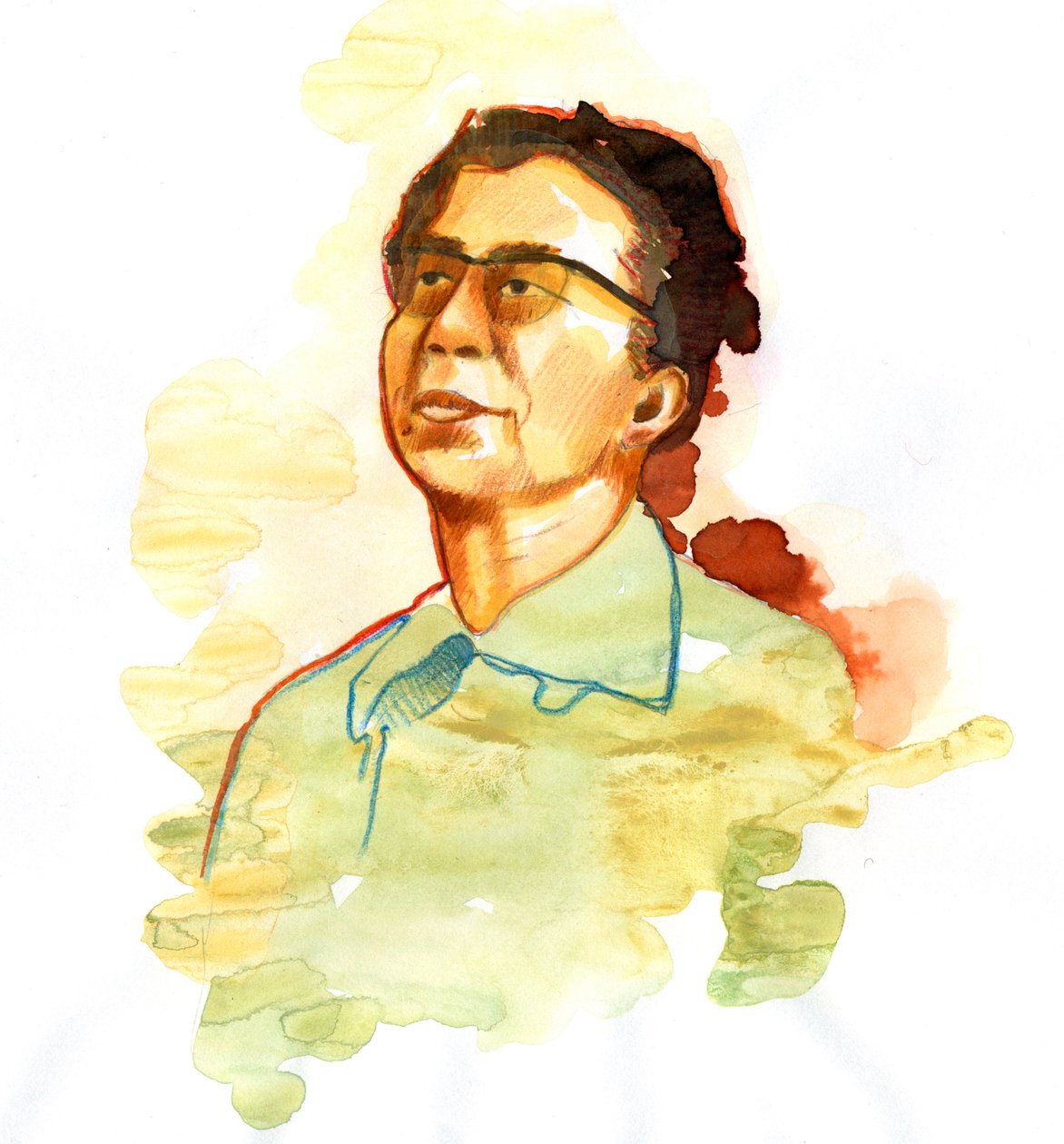 Portrét Jiang Qing (1914-1991) manželka Mao Ce-tunga (Portrét Jiang Qing jako madame Mao) od Alessandro Lonati